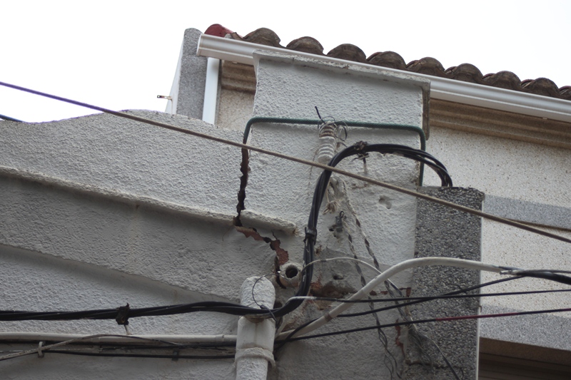 Daños por instalaciones aéreas