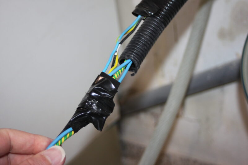 Malos empalmes eléctricos